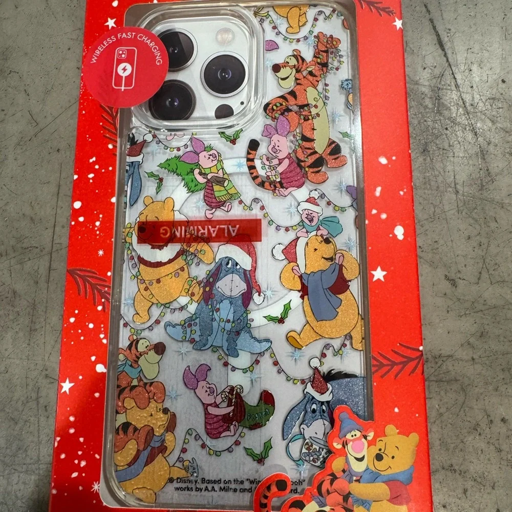 Disney Winnie the Pooh iPhone 16 Pro Max Case - Red and Multicolor